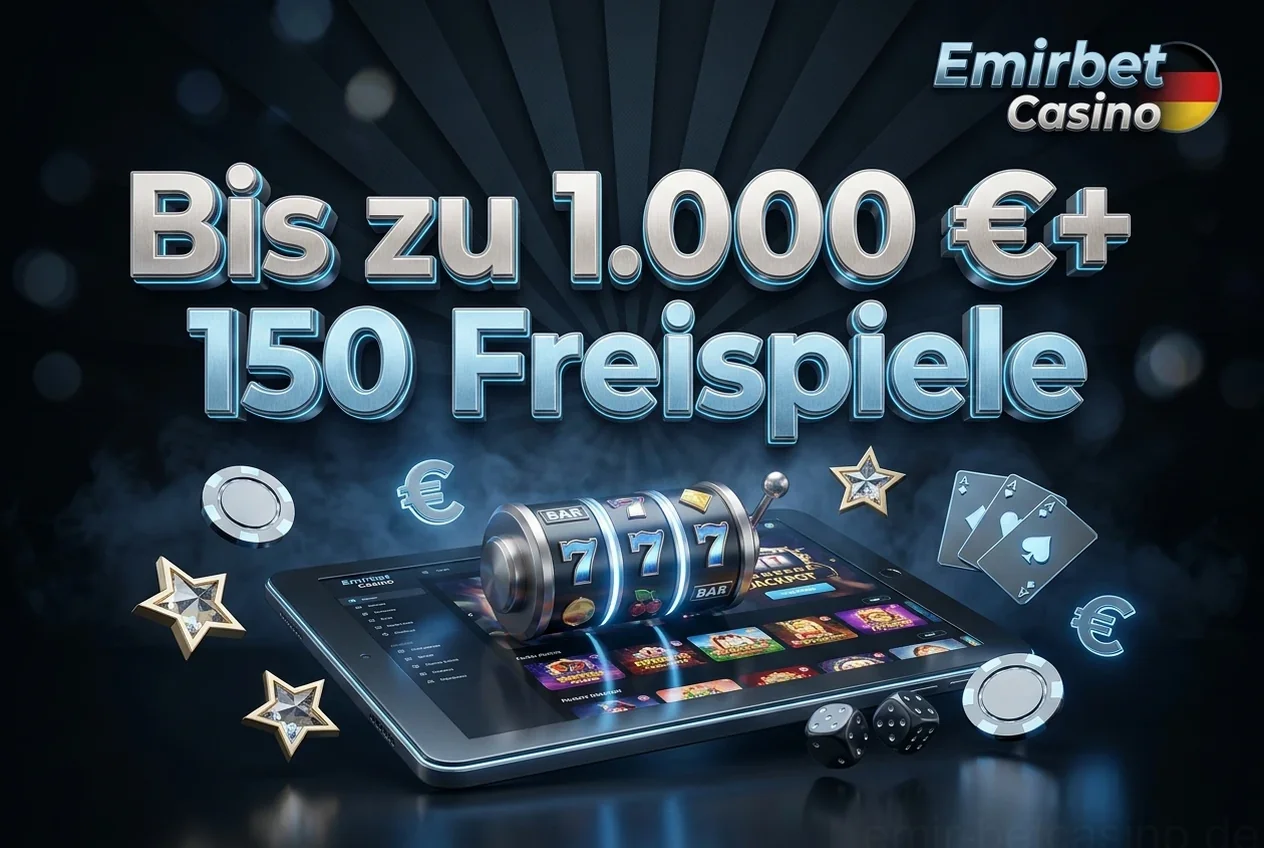 Bis zu 1.000 €+ 150 Freispiele